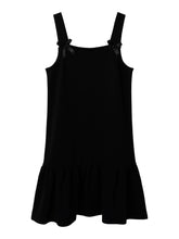 Name It Kjole -  NKFtillone Sl - Sort med sløjfer
